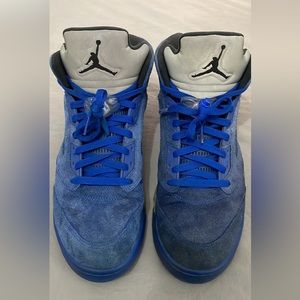Jordan 5 retro blue suede